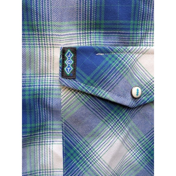 Dixxon Flannel 2021 JCT Trucking 2XT Plaid Blue Green Limited Edition Tall Fall - Picture 7 of 10